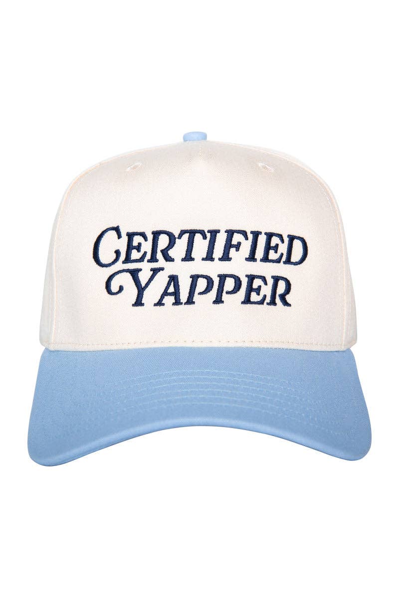 Katydid - Certified Yapper Two-Toned Vintage Hat