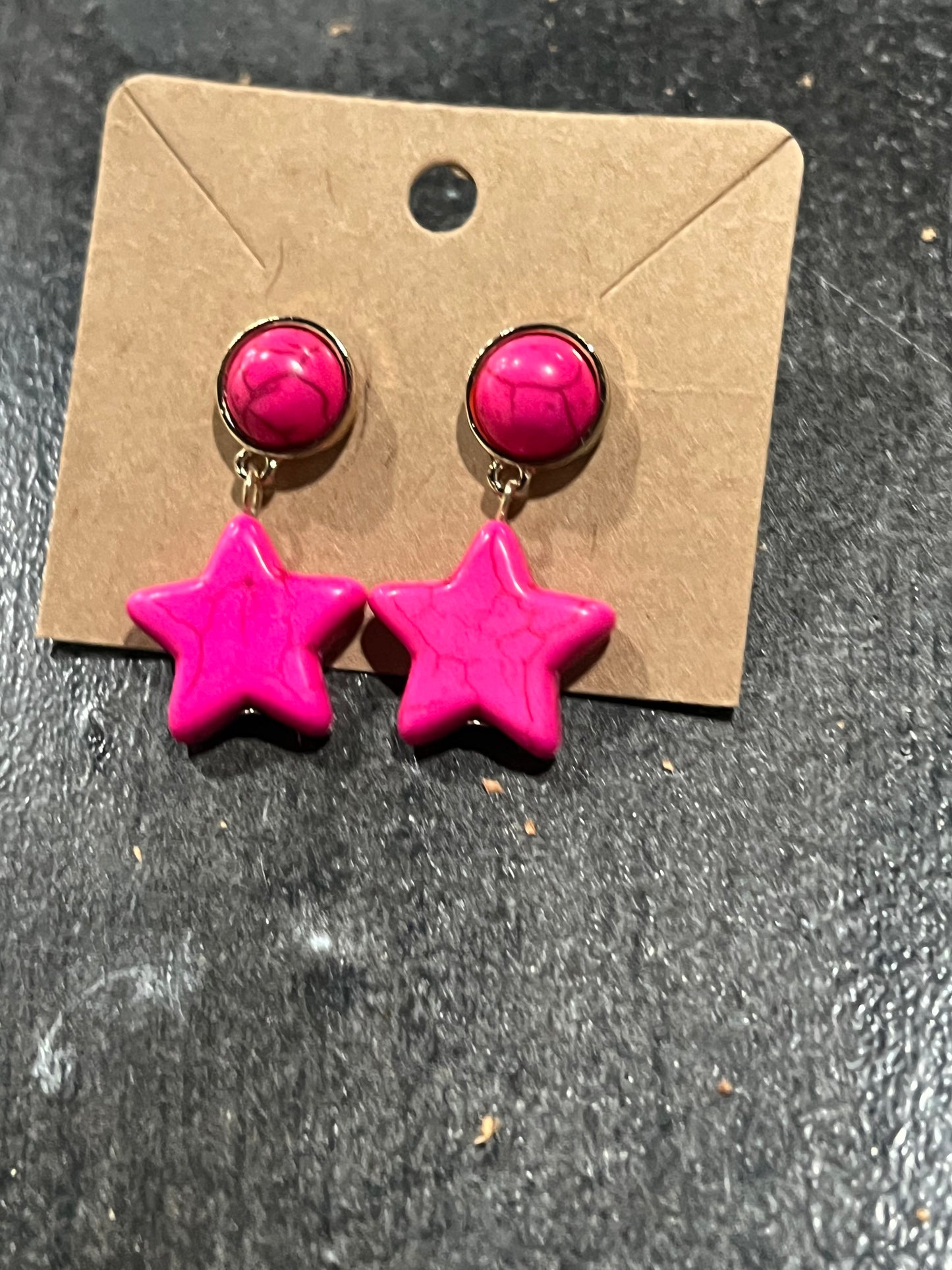 Pink Star Dangle-TPT