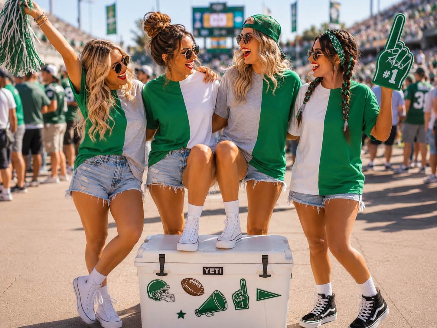 Split Game Day Tee