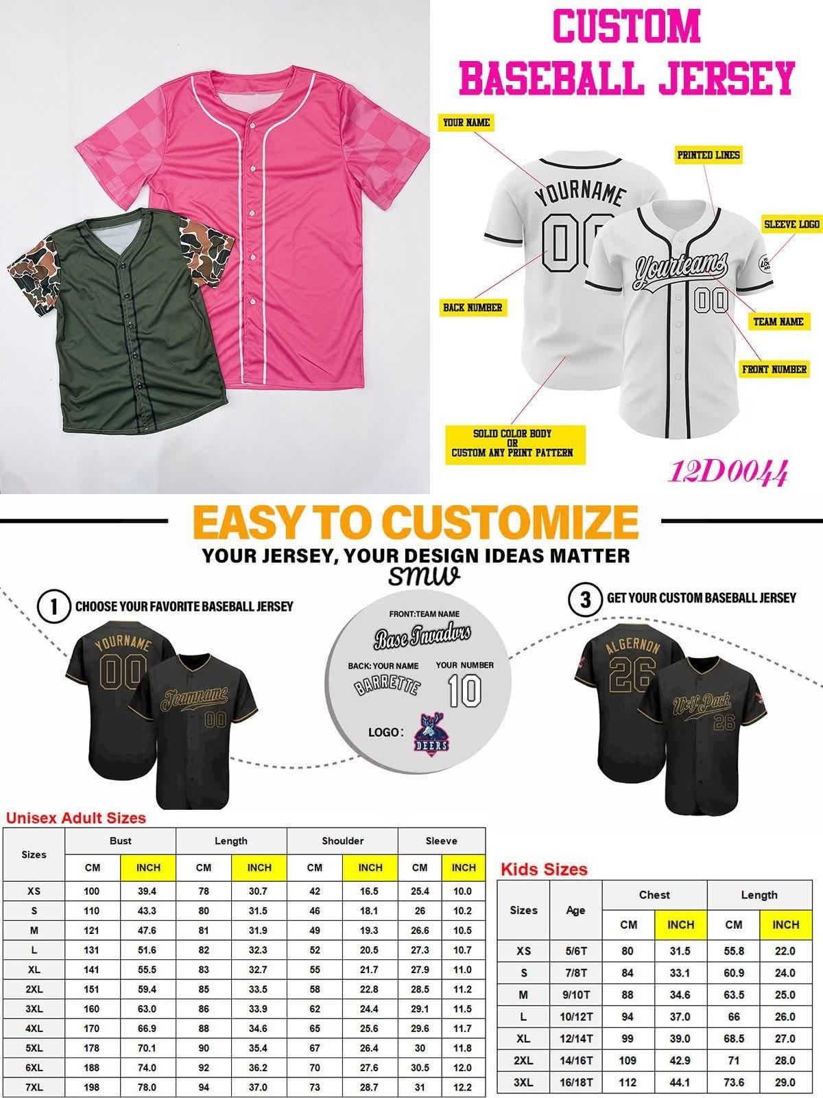 Custom Baseball Jerseys