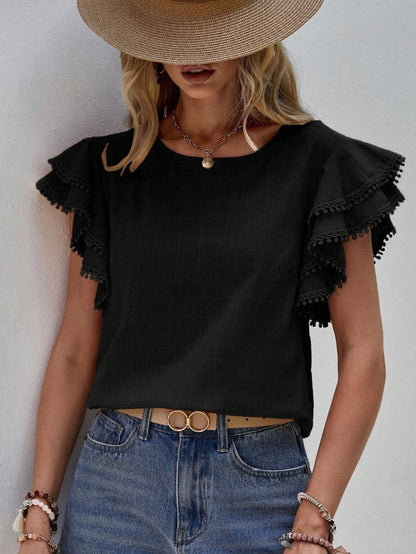 Ruffle Blouse-TPT