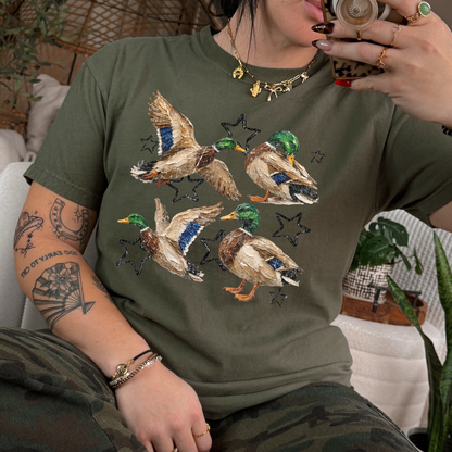 Mallard Duck & Stars-TPT
