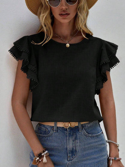 Ruffle Blouse-TPT