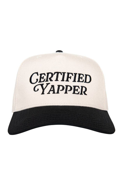 Katydid - Certified Yapper Two-Toned Vintage Hat