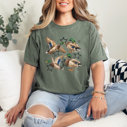 Mallard Duck & Stars-TPT