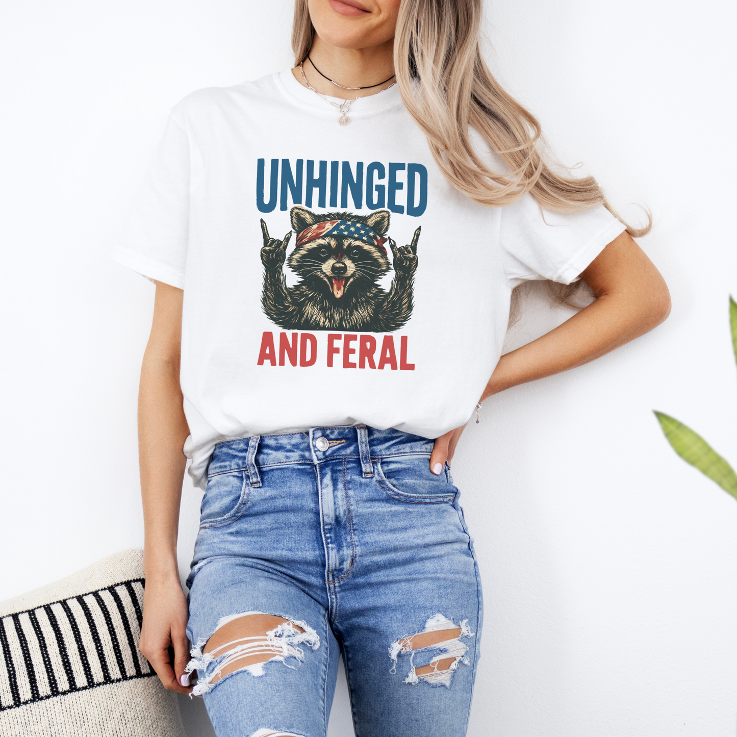 Feral Unhinged USA Tee