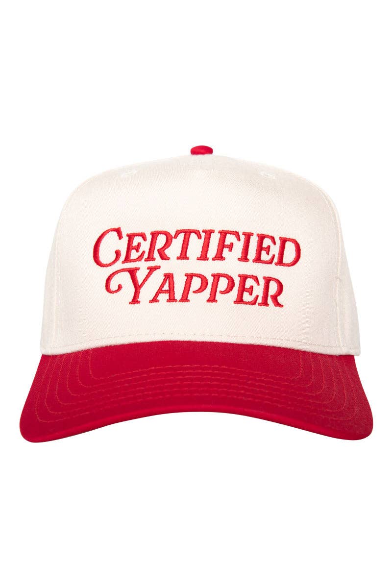 Katydid - Certified Yapper Two-Toned Vintage Hat