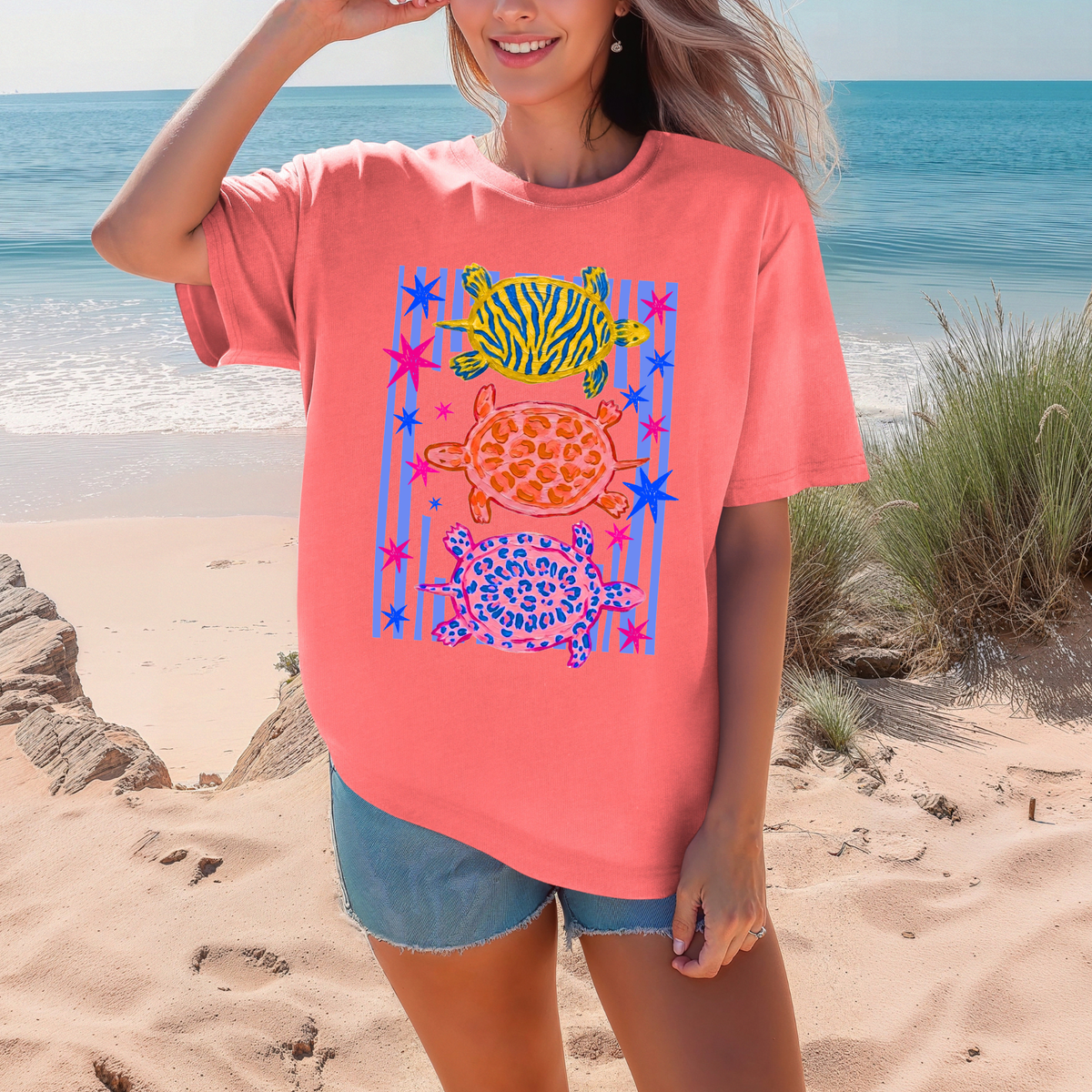 Neon Turtle T-Shirt