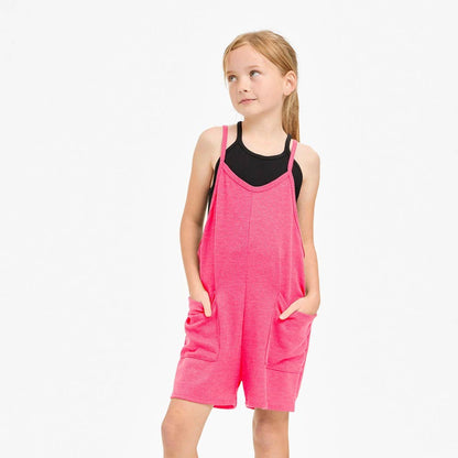 Good Girl - Two Pocket Thermo Overall Romper / Onesie