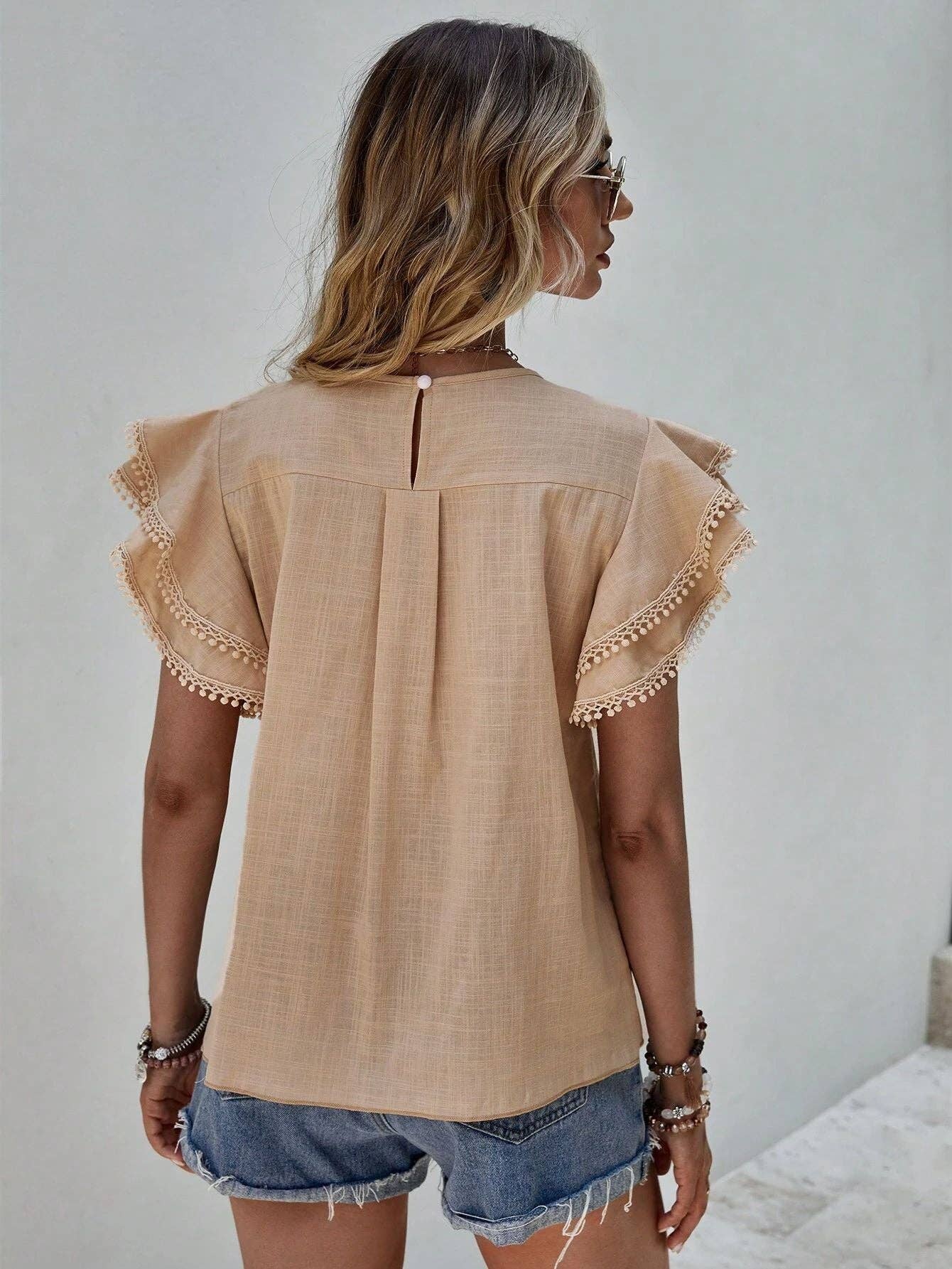 Ruffle Blouse-TPT