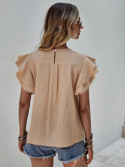 Ruffle Blouse-TPT