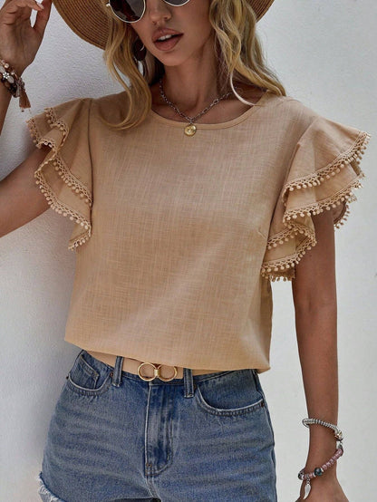 Ruffle Blouse-TPT