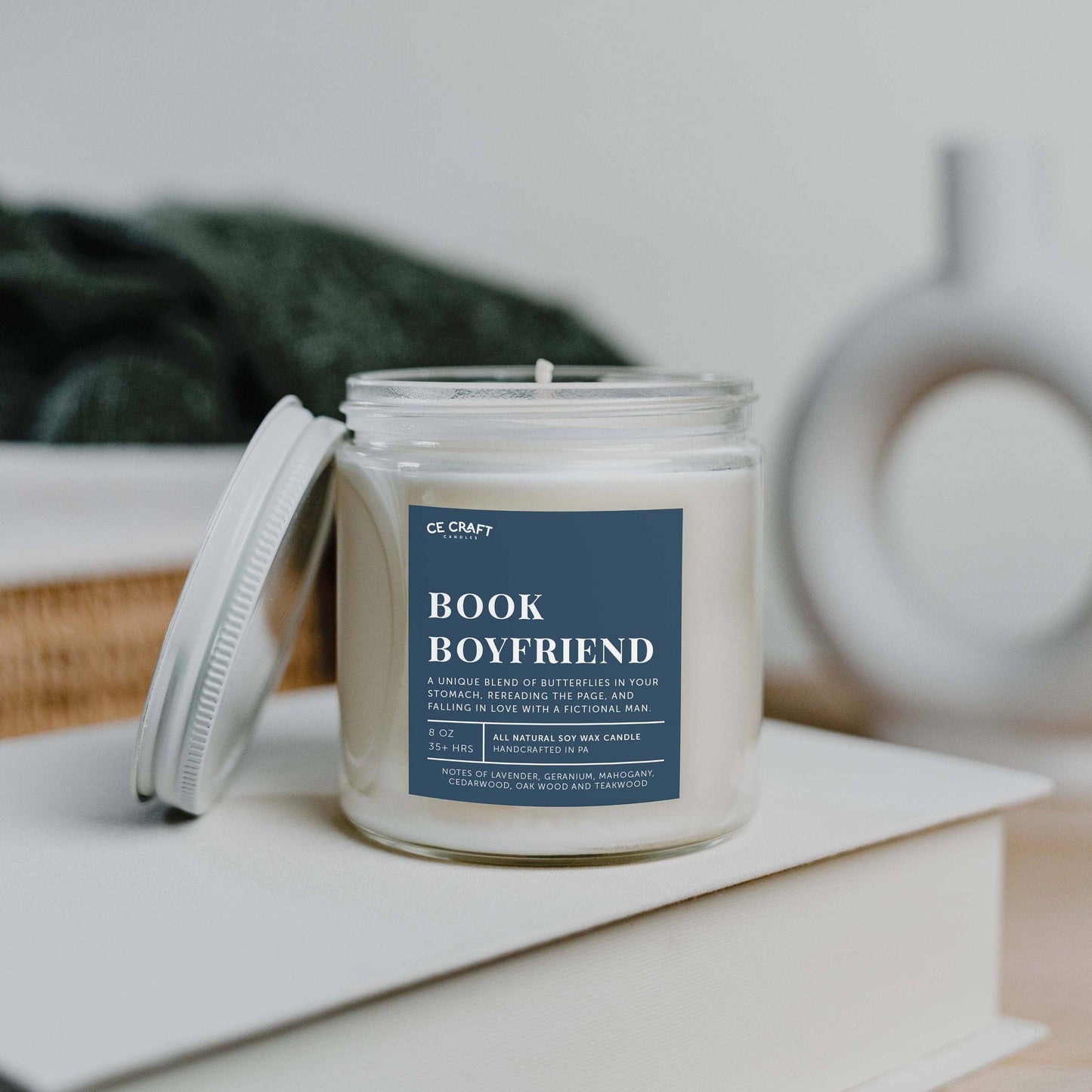 CE Craft Co - Book Boyfriend Candle