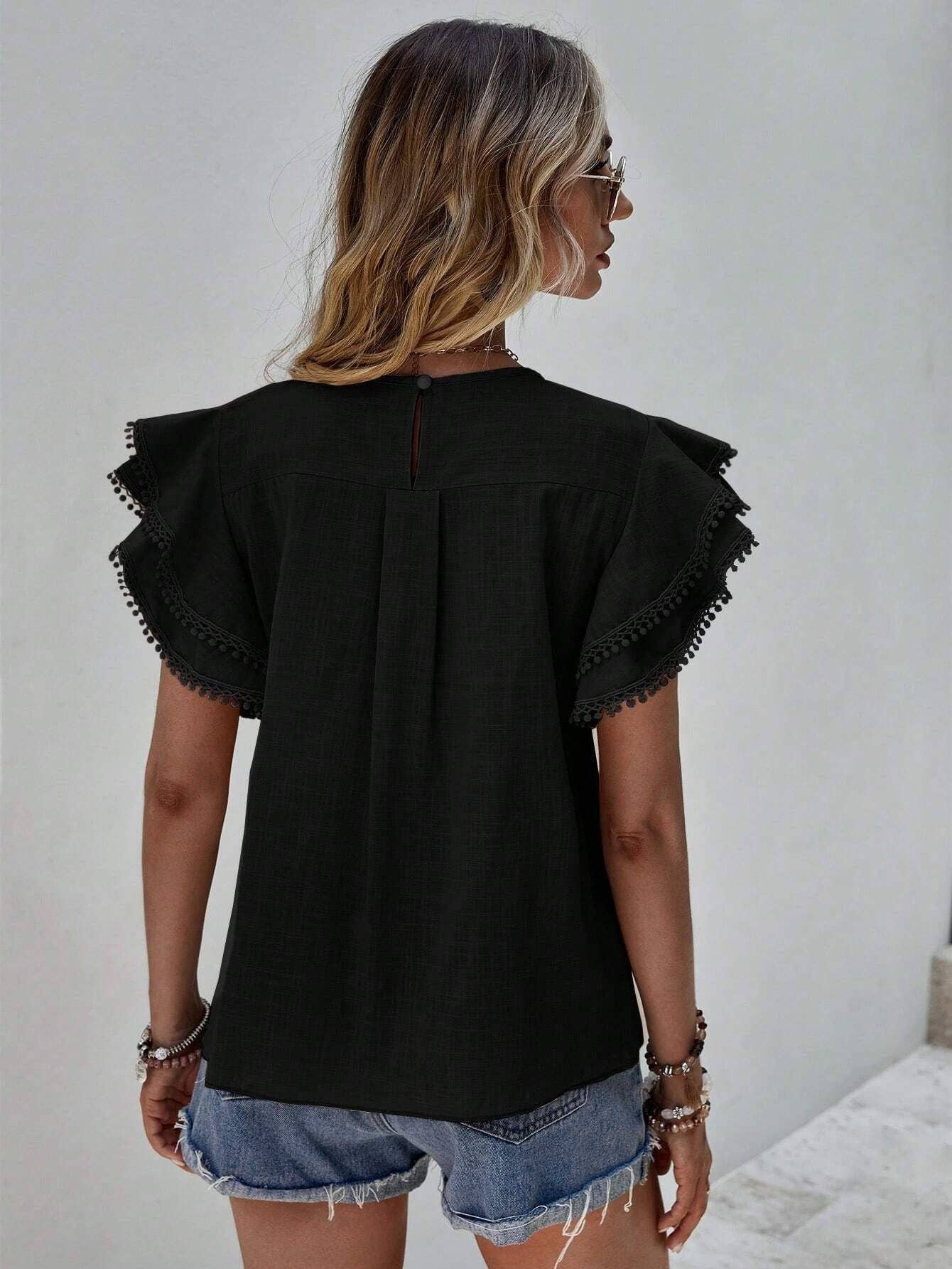 Ruffle Blouse-TPT