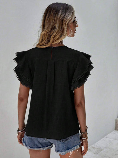 Ruffle Blouse-TPT