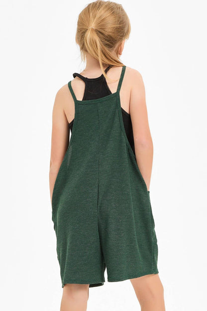 Good Girl - Two Pocket Thermo Overall Romper / Onesie