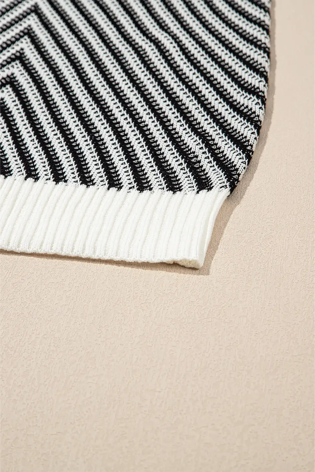2 Tone Knit VNeck-TPT