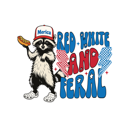 FERAL RACOON CROC TEE