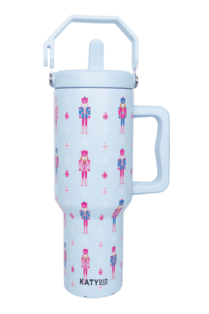 Katydid - Nutcracker Light Blue Christmas Wholesale Tumbler Cup