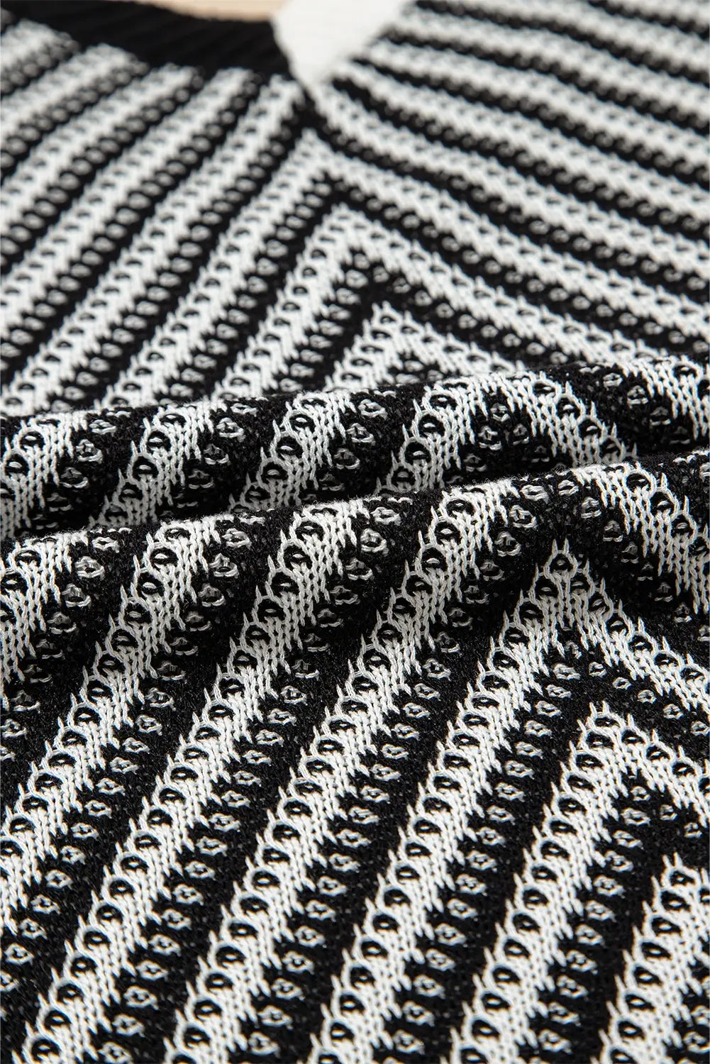 2 Tone Knit VNeck-TPT