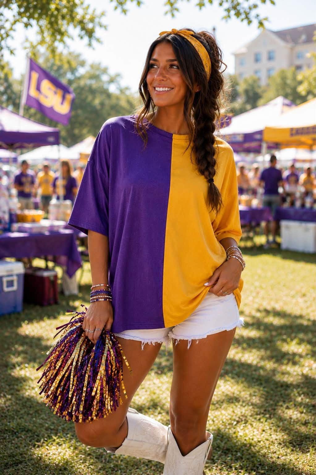 Split Game Day Tee