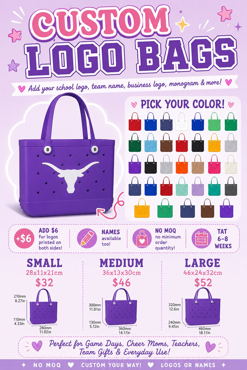 Mascot Bag- 6-8 week TAT