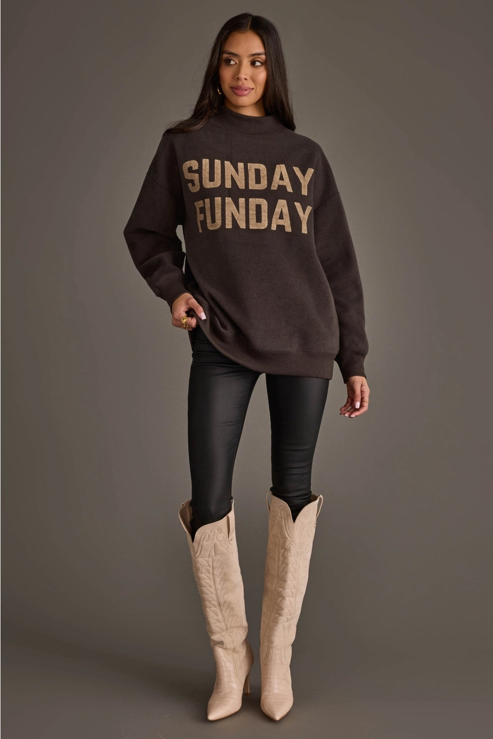 Reversible Game Day Mockneck-TPT