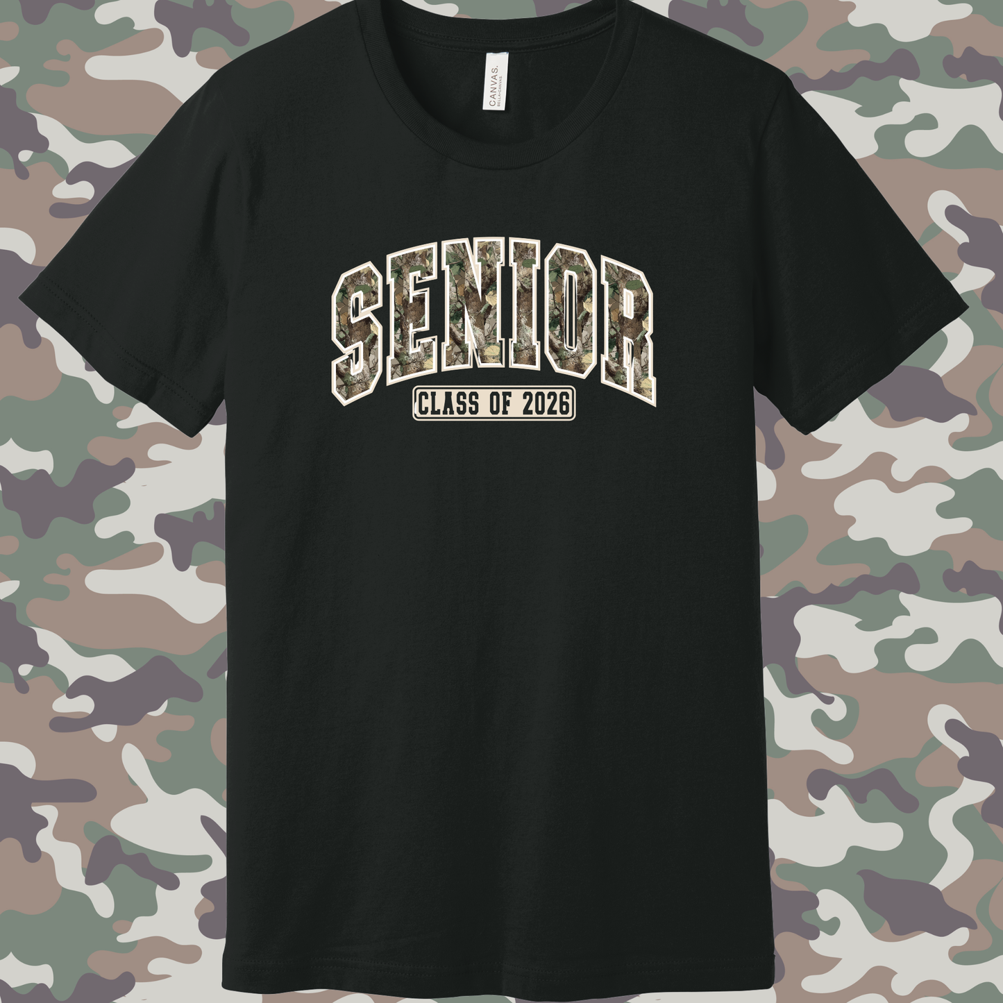 Senior Camo Tee-TPT