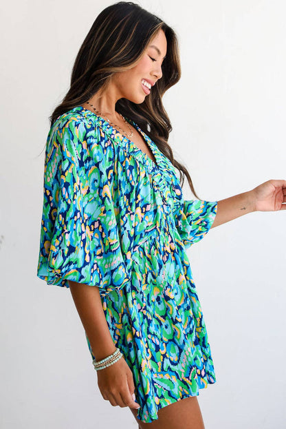 Boho Print Romper-TPT