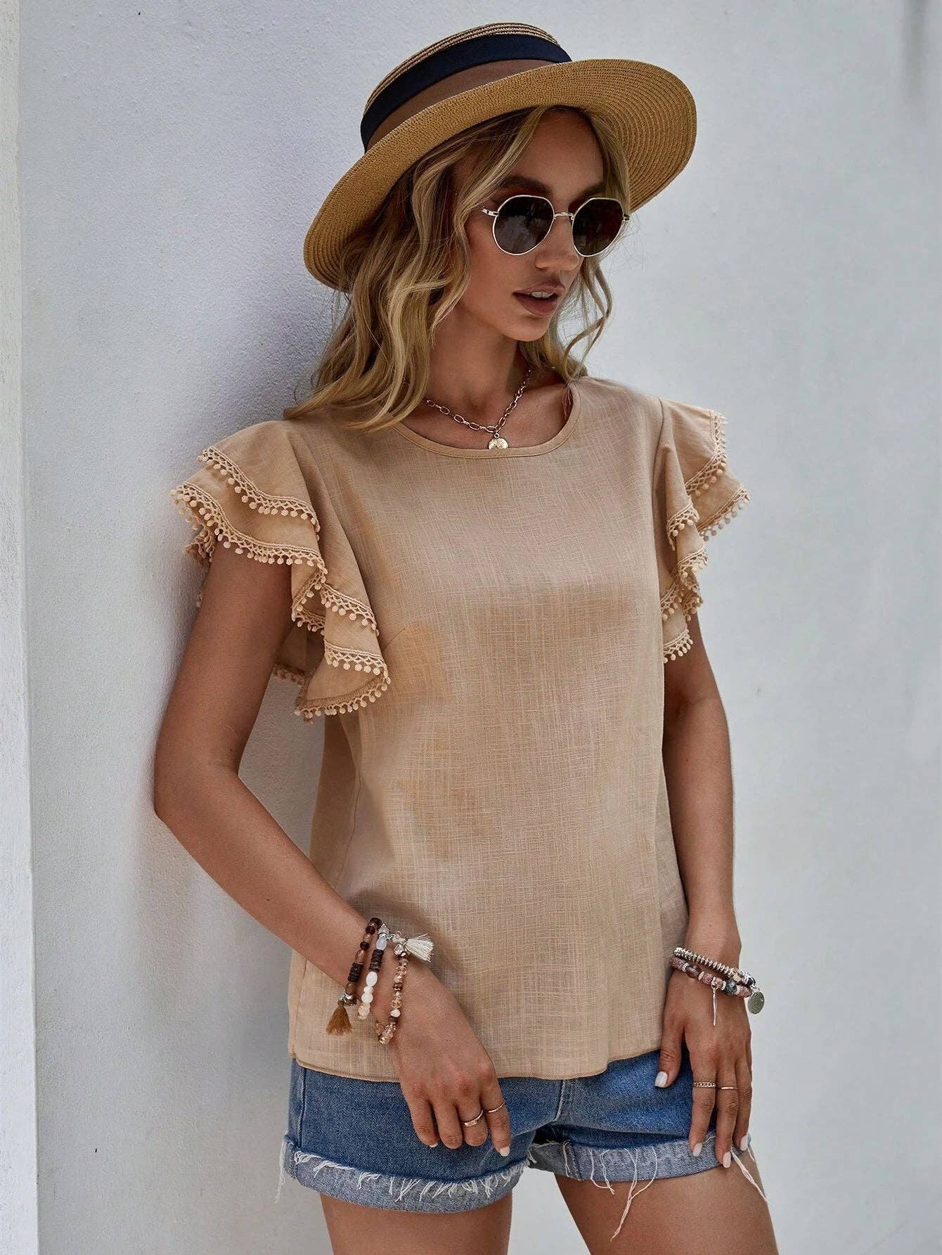 Ruffle Blouse-TPT
