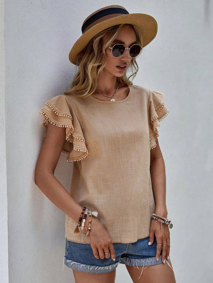 Ruffle Blouse-TPT