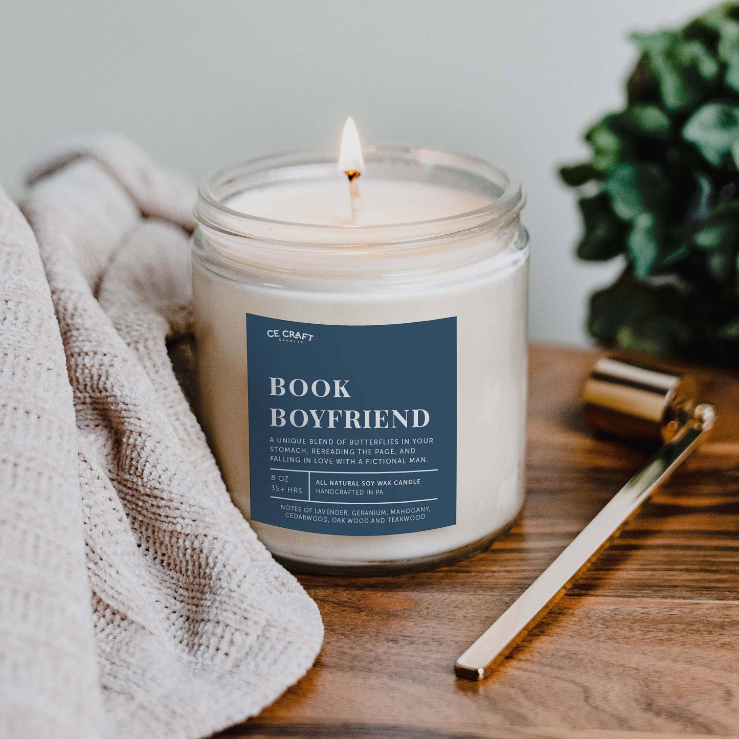 CE Craft Co - Book Boyfriend Candle