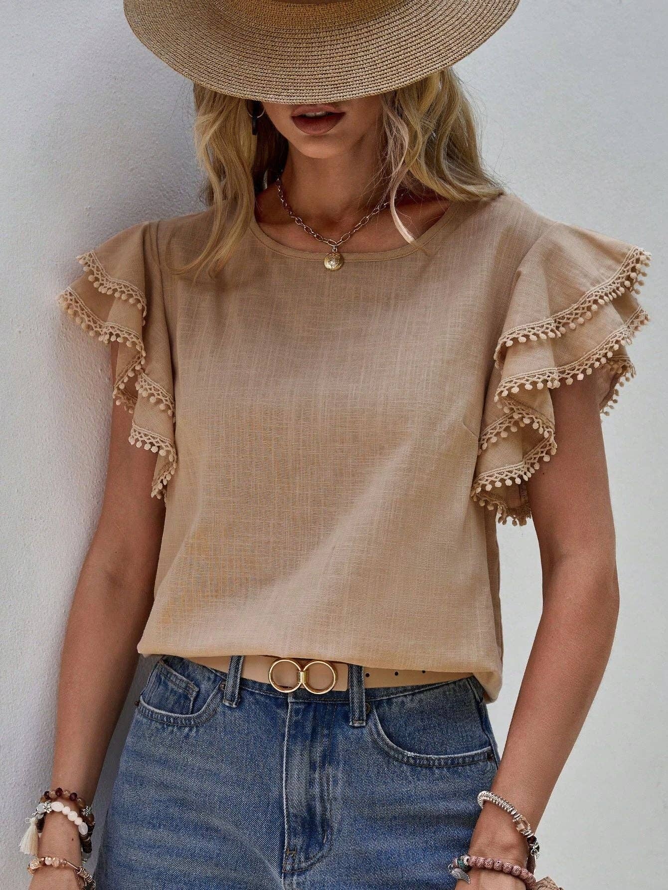 Ruffle Blouse-TPT