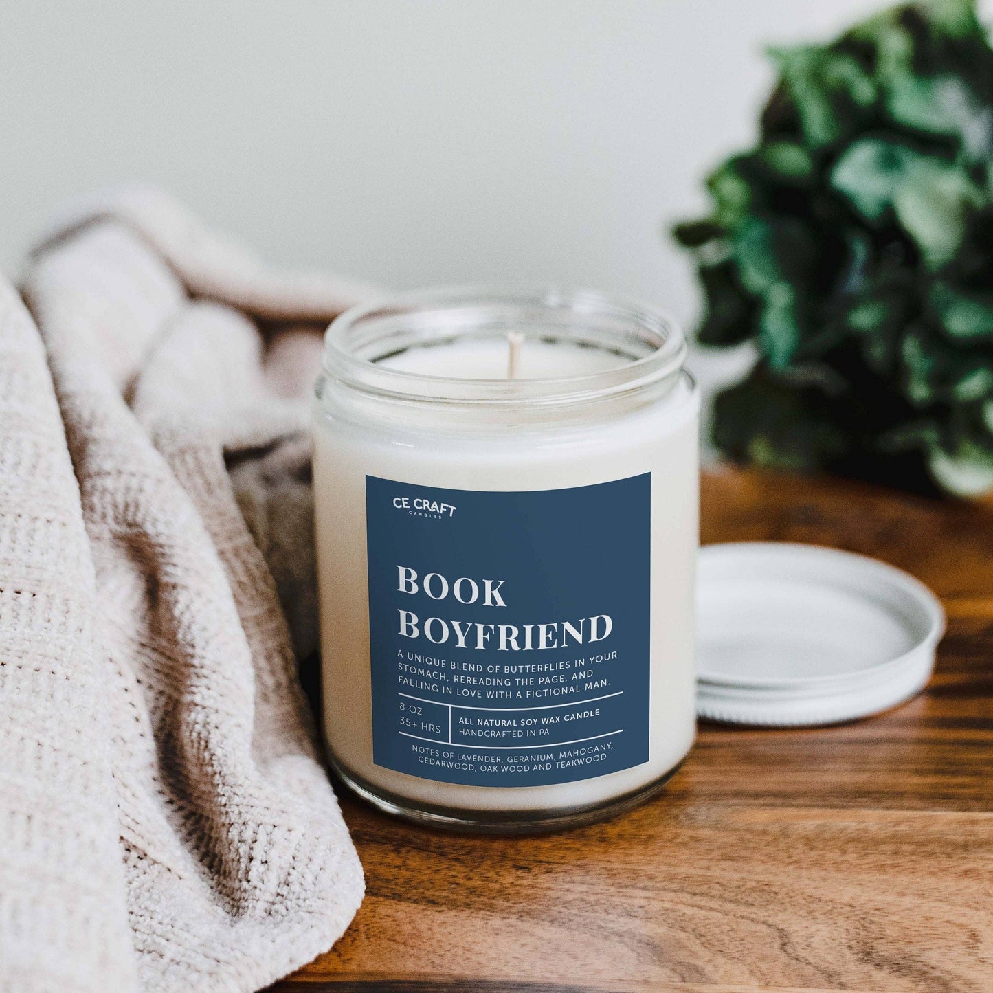 CE Craft Co - Book Boyfriend Candle