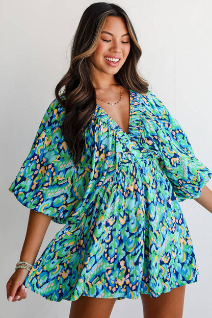 Boho Print Romper-TPT