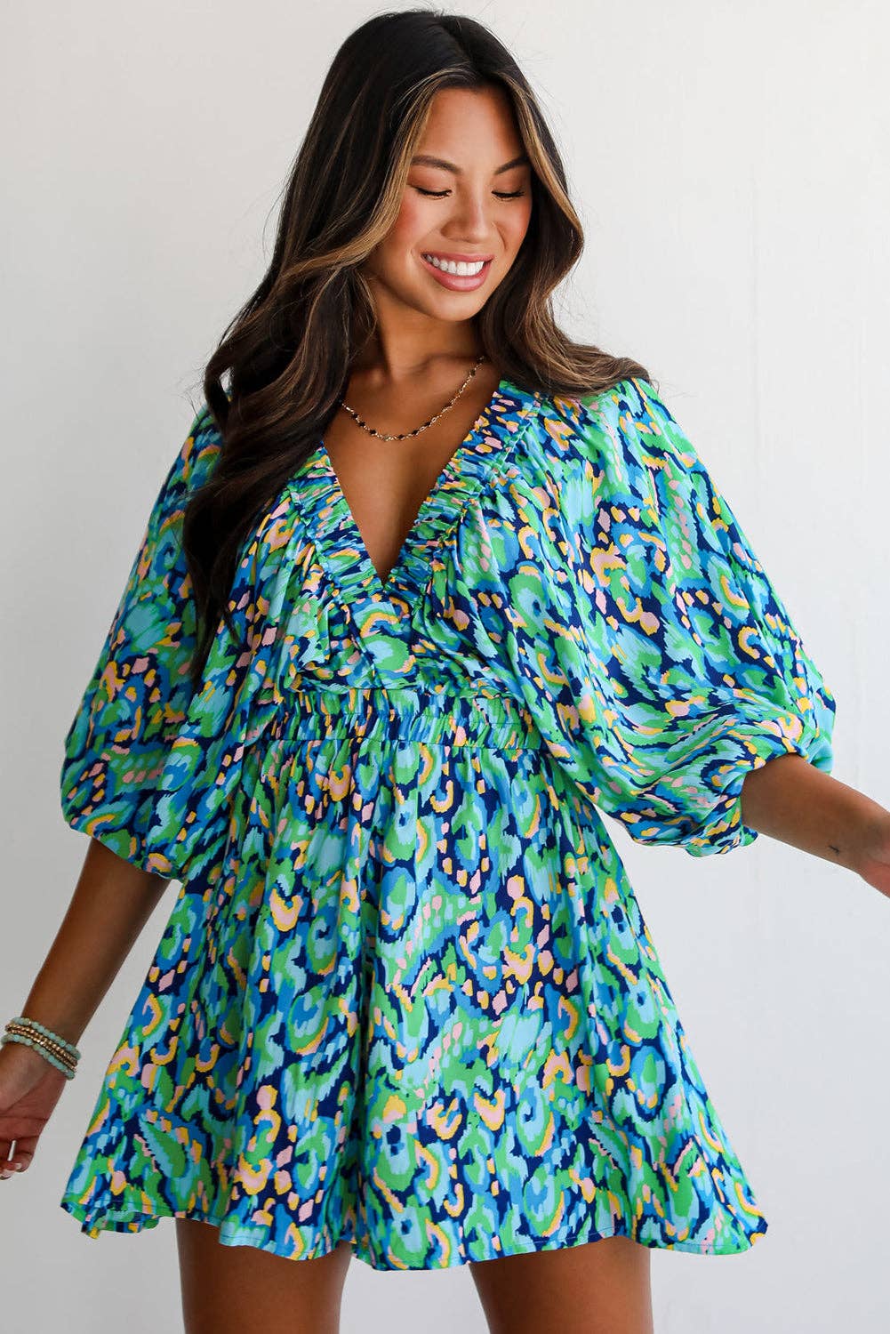Boho Print Romper-TPT